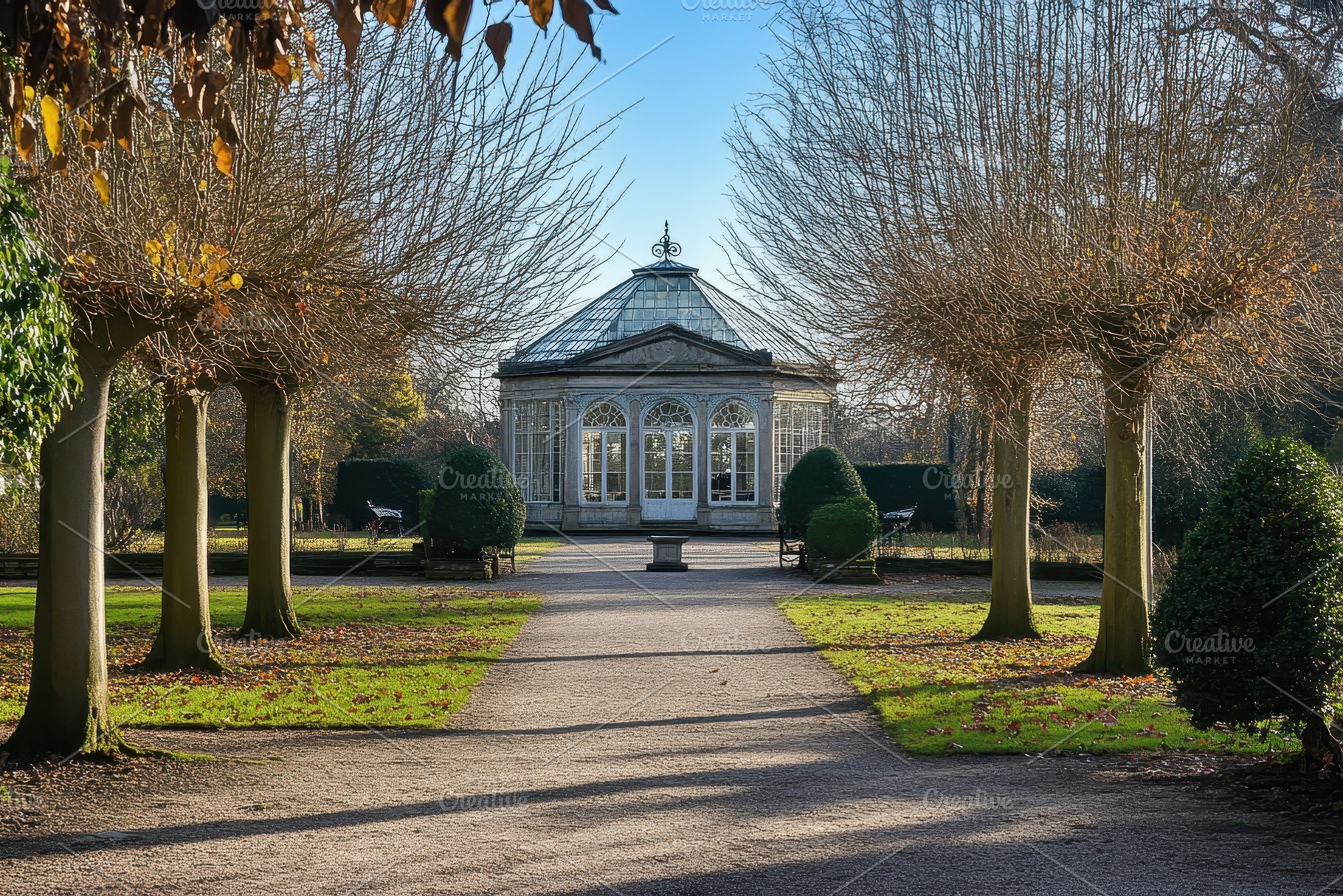 Chiswick House Conservatory surround, a Photo by Pavel_design