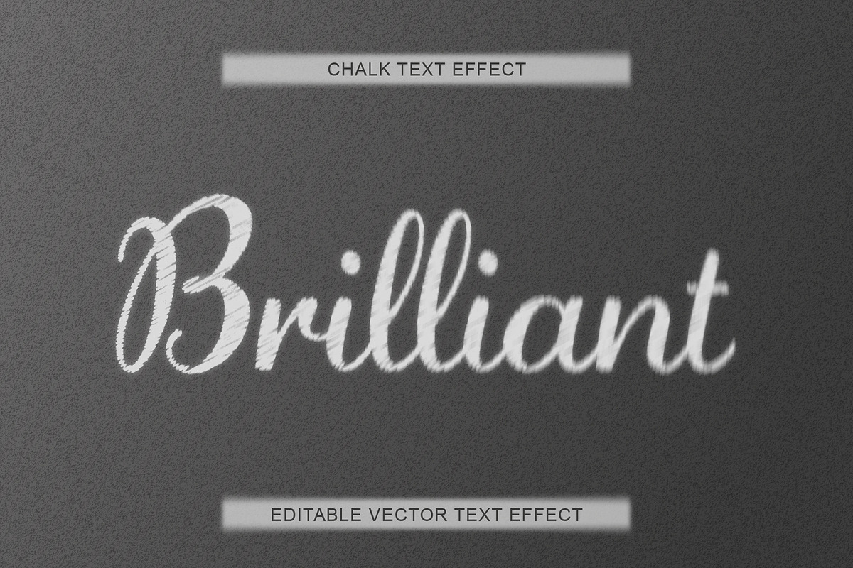 Chalk Text Effect Editable Style, a Templates & Theme by studiogstock ...