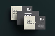 Elegant Business Card, a Business Card Template by AyshaCanvas (Thumbnail 1 of 3)