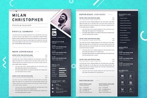 2 Page Professional Simple CV