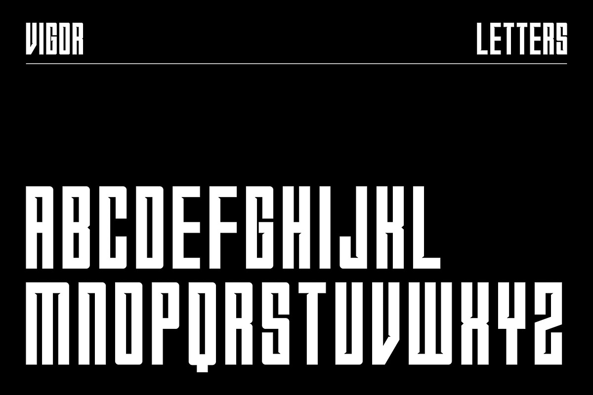 Vigor, a Sans Serif Font by Lemockup (Photo 2 of 11)