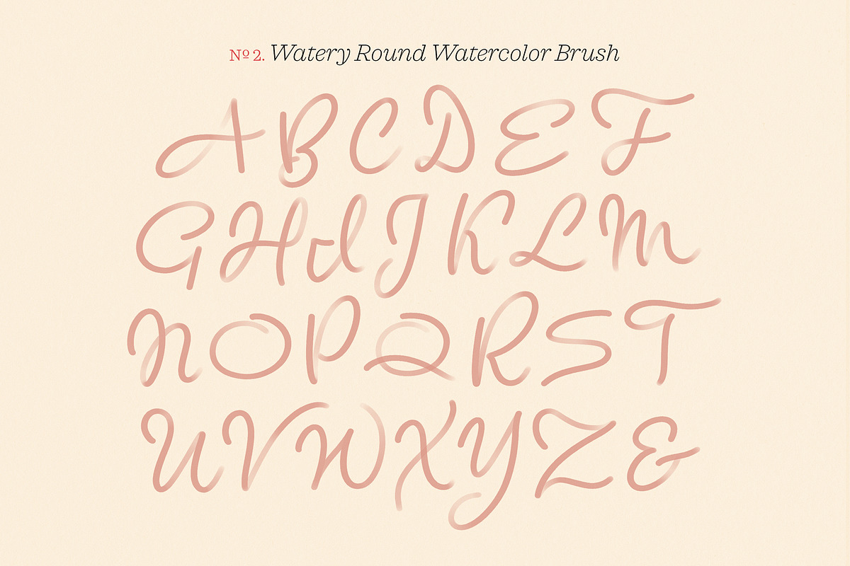 Inky Lettering Procreate Brush Set, a Brush Add-On by Molly Suber Thorpe (Photo 6 of 14)