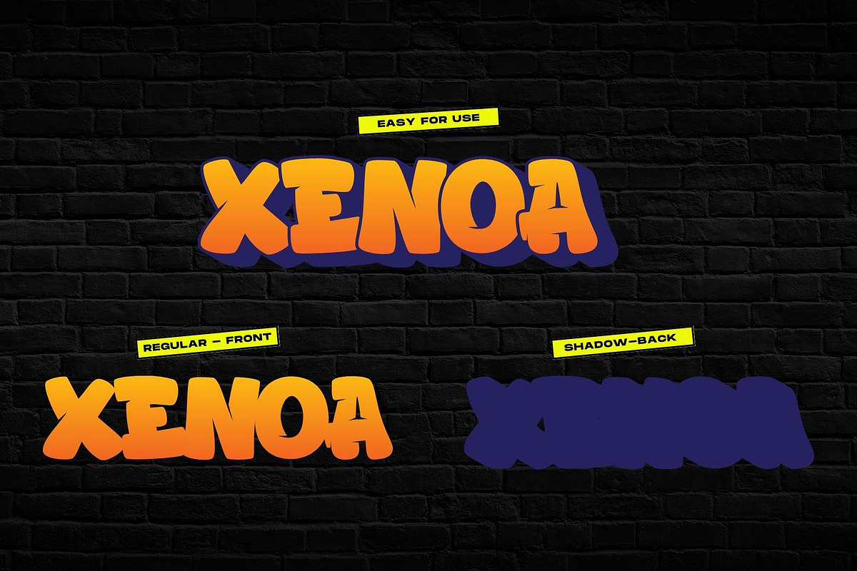 Graffiti Xenoa - Graffiti Bombing, a Handwritten Font by Nirmana Visual (Photo 6 of 6)