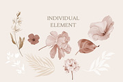 Earthy Florals Pattern and Graphic, a Pattern Graphic by Madebyia (Thumbnail 6 of 15)