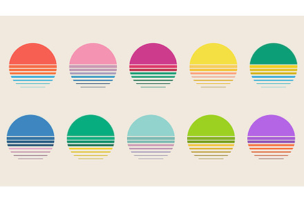 Vintage Styled Summer Logo