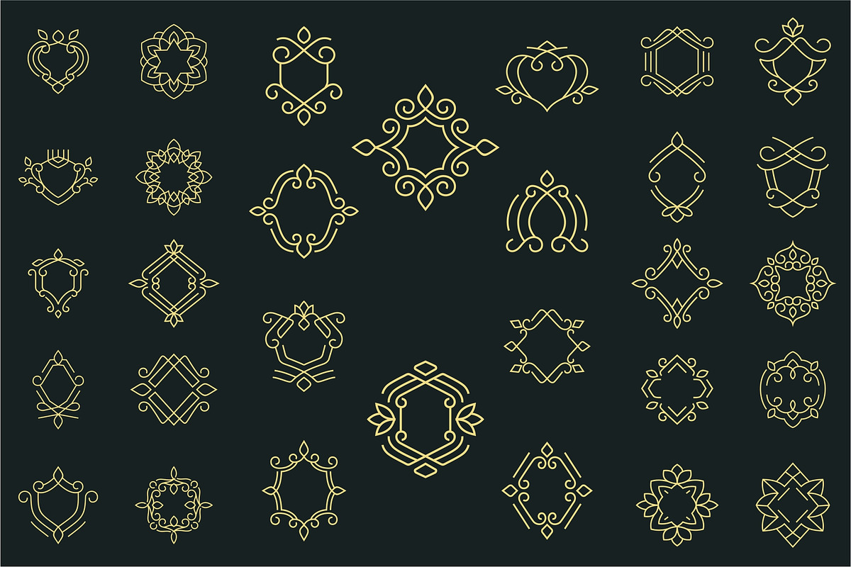 Luxury Crest Frame Pack, a Branding & Logo Template by Logosava (Photo 5 of 6)