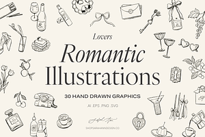 Lovers: Romantic Illustrations