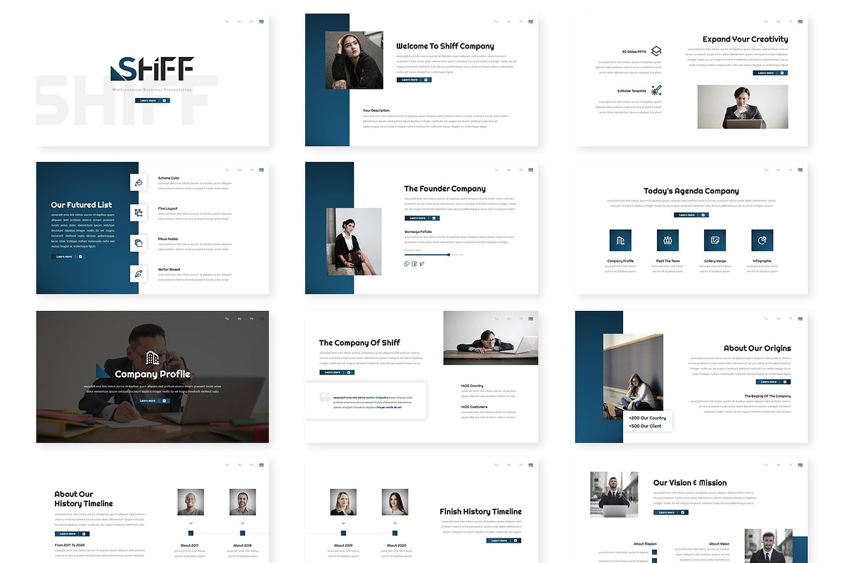 Shiff - Powerpoint Template, a Presentation Template by inspirasign