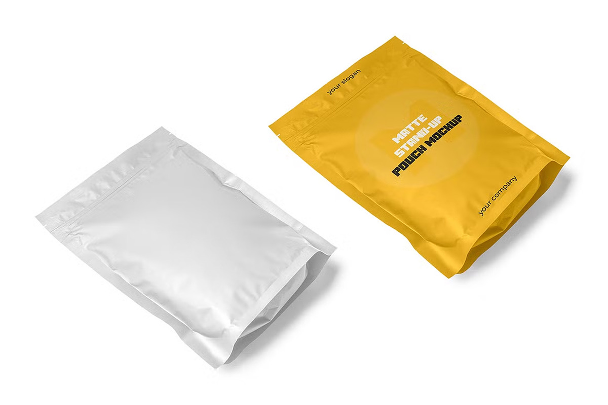 Matte Stand-Up Pouch Mockup Pack, a Cups & Container Mockup by Mockupfit (Photo 4 of 6)