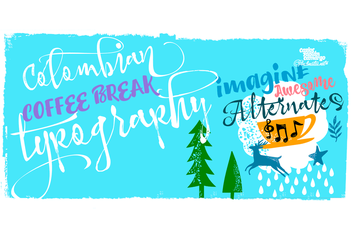 CoffeeBreak Type Family / 8 Fonts, a Script Font by Andinistas Fonts (Photo 8 of 11)
