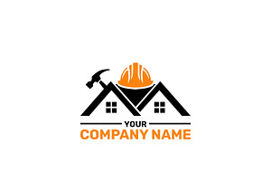 Modern Construction Company Logo, a Branding & Logo Template by HueNestify