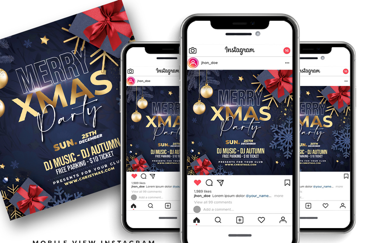Christmas Flyer, a Flyer Template by AfzaalGraphics (Photo 2 of 2)