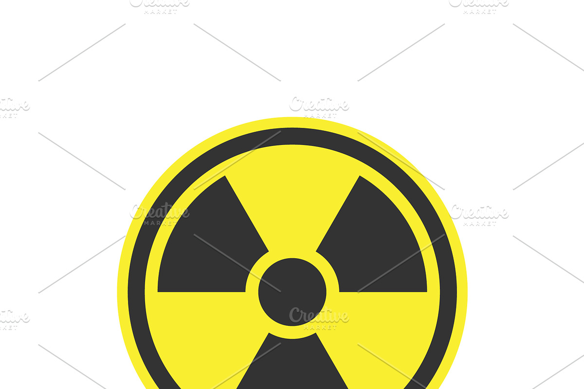 Radiation symbol, a Solid Icon by motorama (Photo 1 of 2)
