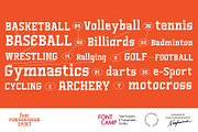 Pungkasraga Sport Font, a Serif Font by Fontcamp Type Foundry (Thumbnail 3 of 8)