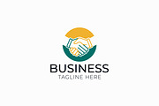 Business Handshake Sign Symbol Logo, a Branding & Logo Template by Signatoro (Thumbnail 1 of 3)