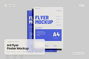 A4 Flyer Poster Mockup, an Advertising Mockup by Toasin Studio (Thumbnail 1 of 7)