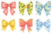 Summer Bow Clipart Bundle, an Illustration by cherrydesign (Thumbnail 2 of 3)