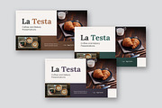 La Testa Coffee & Bakery GSlides, a Presentation Template by kerismaker (Thumbnail 2 of 10)