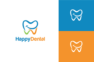 Happy Dental Logo, a Branding & Logo Template by zaqilogo