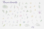 Watercolor flowers Orchids clipart, an Illustration by Yuliya Art (Thumbnail 8 of 18)
