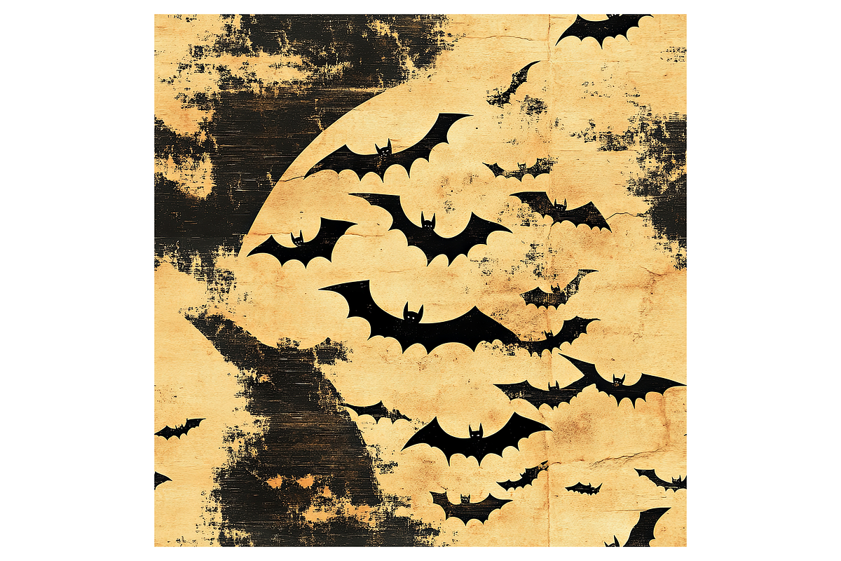 Vintage Halloween Digital Paper, a Pattern Graphic by Chromolume Studio (Photo 17 of 28)