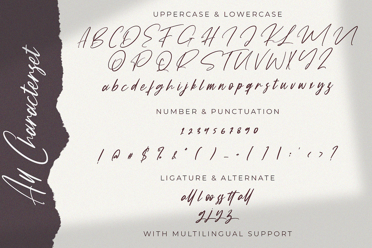 Fany Harlley - Handwritten Font, a Script Font by StringLabs (Photo 9 of 10)