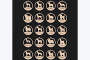 40 Custom Dog Ornaments Laser Files, an Object Graphic by ThemeXDigital (Thumbnail 4 of 9)