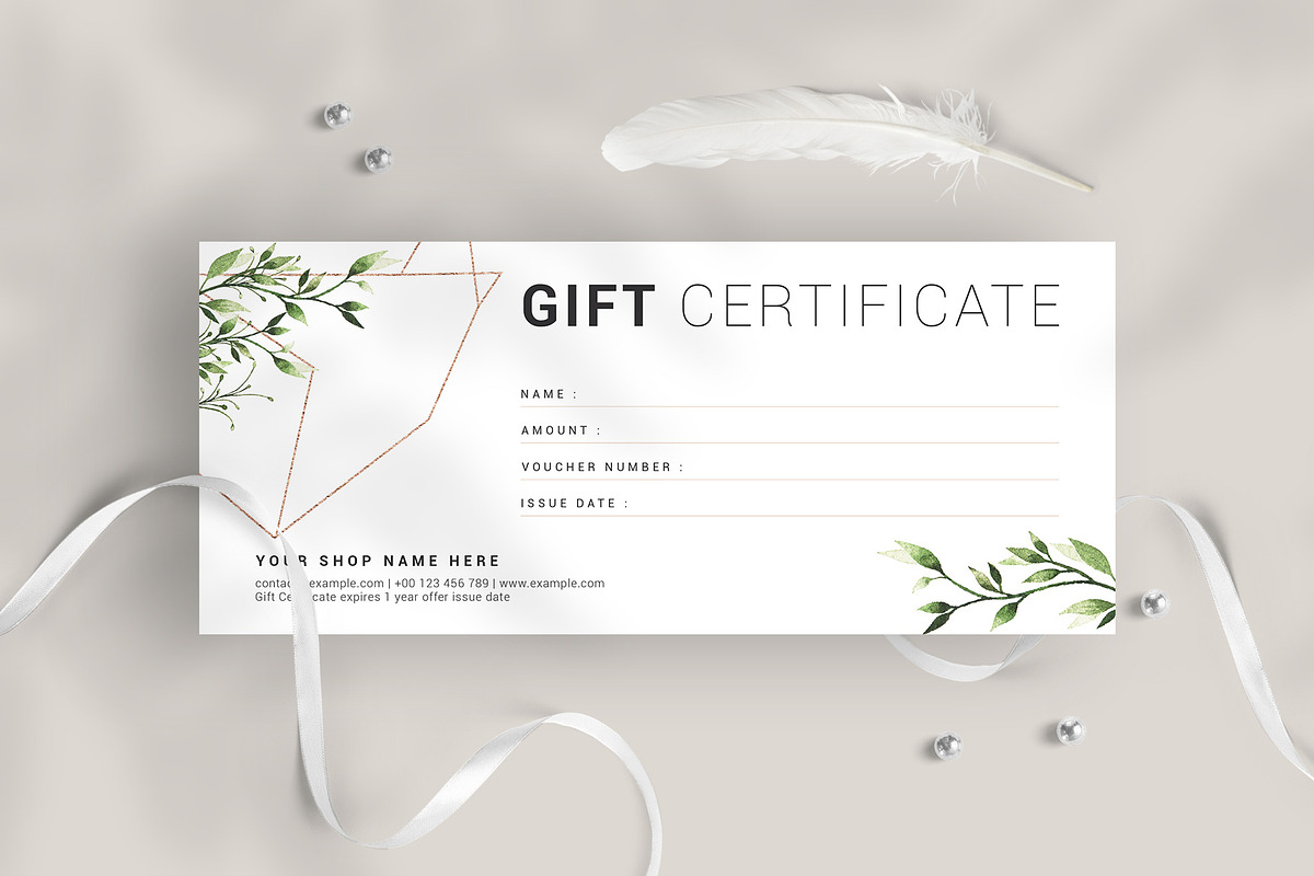 Gift Certificate, a Card Template by Amit Debnath (Photo 1 of 6)