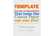 Paper Cutout Template, a Templates & Theme by Fiat Lux (Thumbnail 4 of 5)