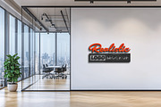 Modern Office Wall Logo Mockup, a Mockup by GenesisCreativeCo (Thumbnail 3 of 5)
