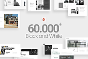 60.000+ Black and White Presentation, a Presentation Template by Brandearth RRGraph (Thumbnail 1 of 13)
