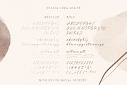 Etania & Ezra - Organic Font Duo, a Script Font by Sarid Ezra (Thumbnail 11 of 12)