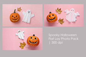 Spooky Halloween Flat Lay Photo Pack, a Seasonal Illustration by StockVerse Creative