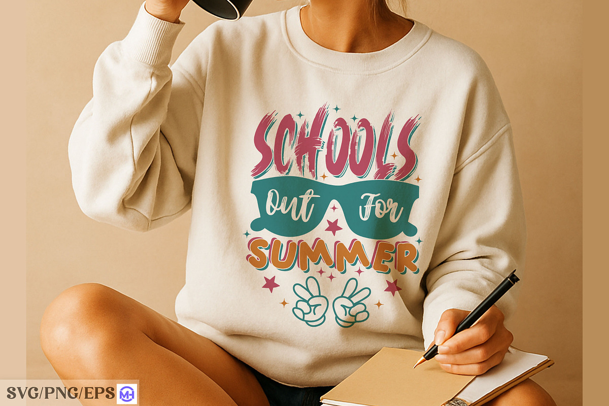 School's Out For Summer PNG Teacher, a Seasonal Illustration by mh_arif (Photo 4 of 4)