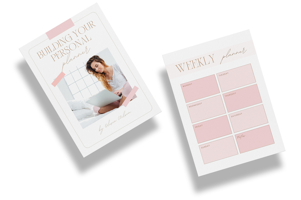 Yearly Digital Planner Canva, a Social Media Template by ElladesignCo (Photo 9 of 9)