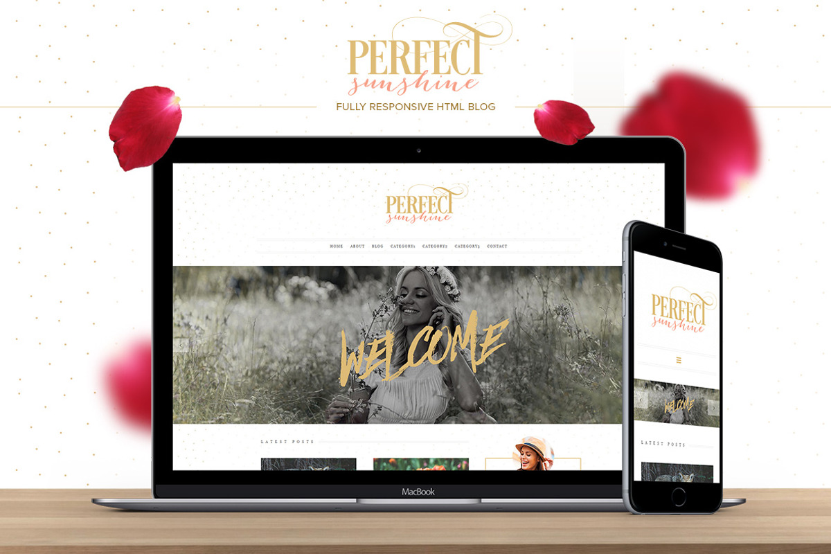 Perfect Sunshine - HTML Blog Theme, a HTML Template by DesignLux (Photo 1 of 3)