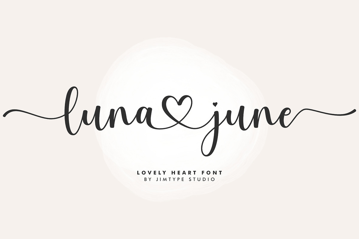 Luna June - Branding Wedding Font, a Script Font by Jimtype Studio (Photo 1 of 9)