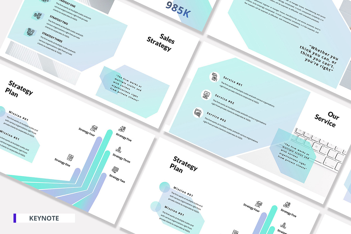 Clience Keynote Template, a Presentation Template by temphall (Photo 1 of 8)