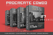 PROCREATE COMBO #2 - 27 Brushes, a Brush Add-On by Extreme Brushes