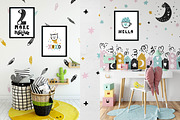 Scandinavian baby illustration, an Animal Illustration by OxanaTally (Thumbnail 8 of 10)
