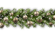 Big golden Christmas & New Year set, a Decorative Illustration by Vjom (Thumbnail 5 of 30)