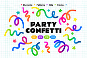 Birthday Party Confetti, an Object Graphic by Briddy (Thumbnail 1 of 6)