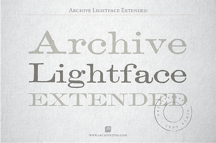 Archive Lightface Extended