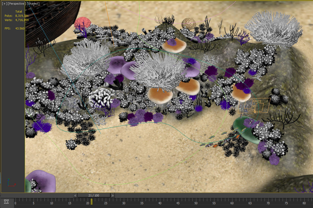 Cartoon Underwater VR/AR Lowpoly 3D, an Environmental 3D Model by NOMODOL (Photo 15 of 17)