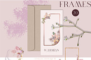 Bohemian Leaves & Orchids, a Decorative Illustration by Collection by VY (Thumbnail 4 of 11)