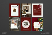 The Bordeaux Social Media Kit, a Social Media Template by Pani Temp. (Thumbnail 3 of 12)