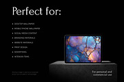 Opal gemstone wallpaper pack, a Wallpaper Graphic by existacial (Thumbnail 4 of 4)