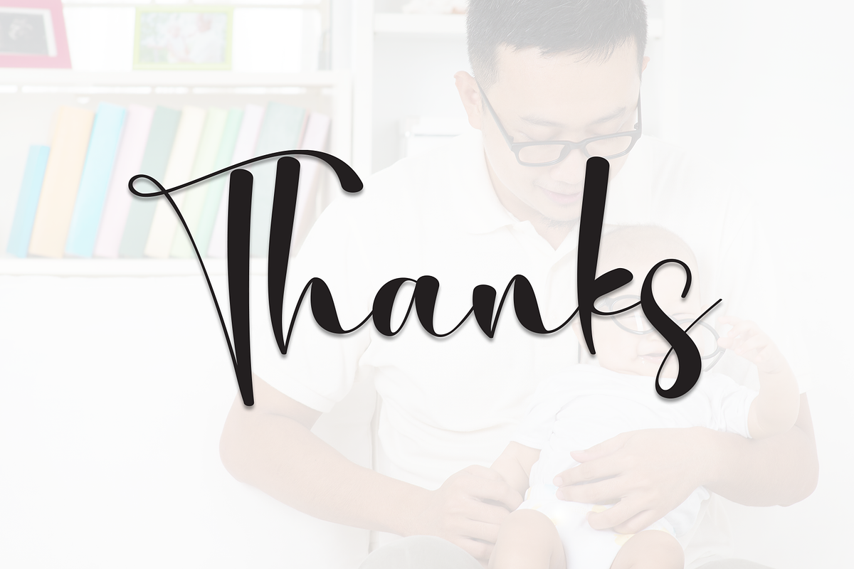 Father | Script Font, a Handwritten Font by Scratchones (Photo 9 of 9)