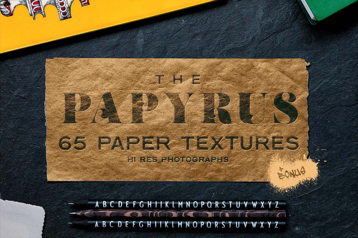 The Papyrus - 65 Paper Textures, a Texture Graphic by Madebyvadim (Photo 1 of 7)