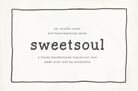 Sweetsoul | Handlettered Serif Font